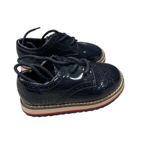 ZARA Navy Kids Oxford Style Dress Shoes - size 22